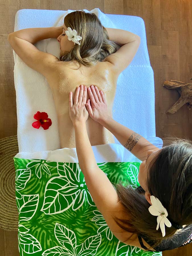 Massage gommage villa vacances vendée domaine le sherwood